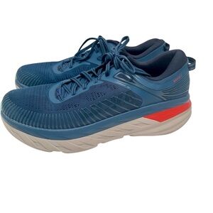 Hoka One  Bondi 7 Men’s Blue Athletic Shoes Size 11.5.